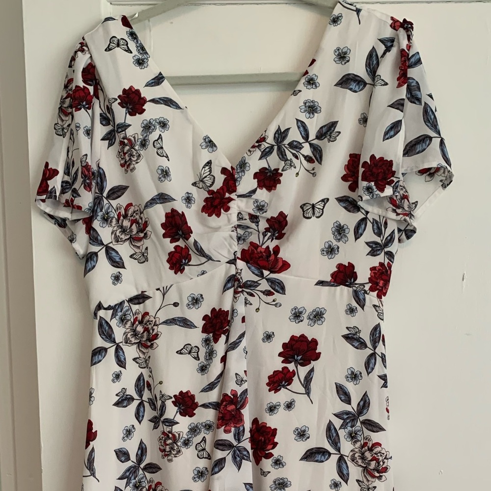 Cottagecore smocked back dress